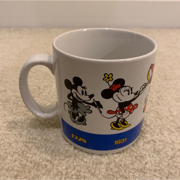Disney Minnie Mouse Thru The Years Ceramic Coffee Tea Mug Cup Drinkware Applause - Picture 2 of 12